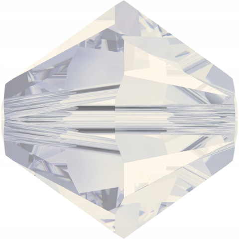 Bicone White Opal 4mm - 4 szt. Bicone White Opal 4mm - 4 szt.