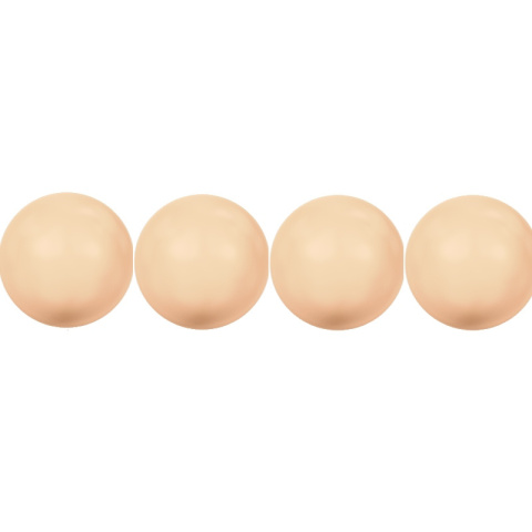 Crystal Peach Pearl 4mm - 5szt