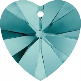 Heart Blue Zircone 14,4x14mm