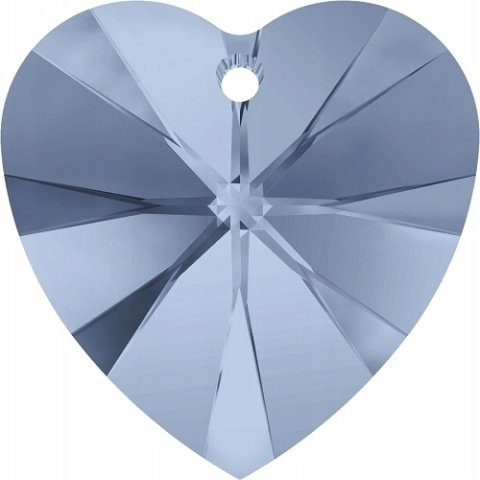 Heart Denim Blue 18x17,5mm